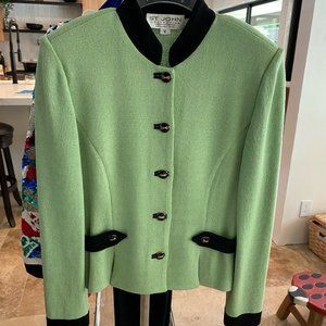 St. John Collection by Marie Gray GRN Jacket Sz 6